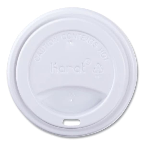 Hot Cup Lids, Fits 10 oz to 24 oz Paper Hot Cups, Sipper Lid, White, 1000PK